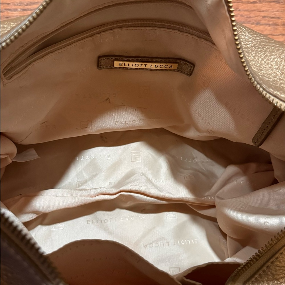 Gold, Genuine Leather Elliot Lucca Purse - Picture 9 of 13